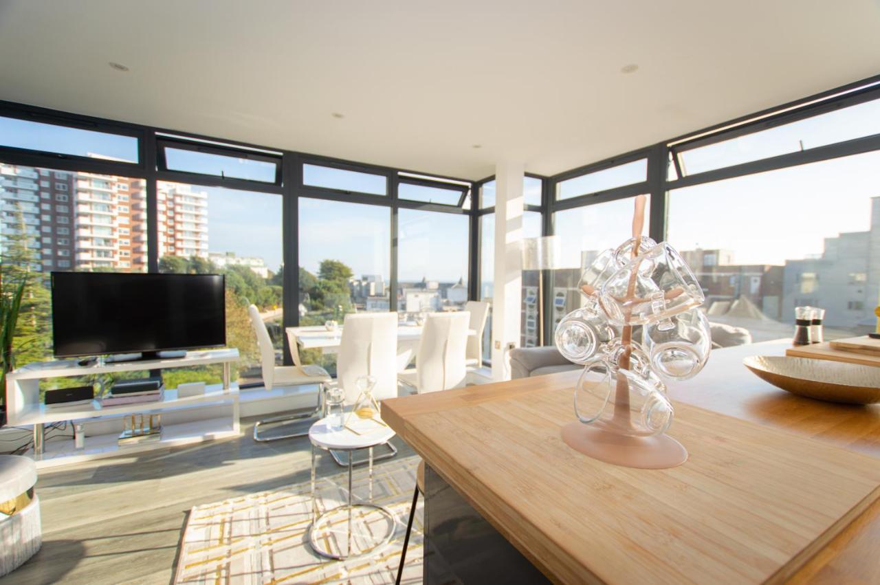 * Panoramic Penthouse With Sea & City Views Bornemouth Extérieur photo
