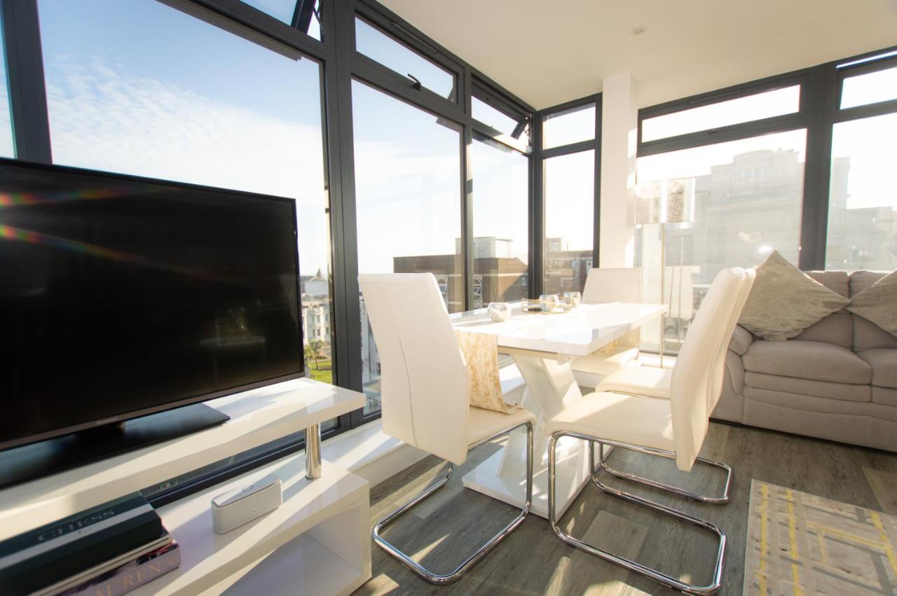 * Panoramic Penthouse With Sea & City Views Bornemouth Extérieur photo